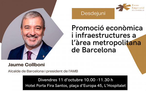 Desayuno con Jaume Collboni, alcalde de Barcelona y presidente del Área Metropolitana de Barcelona