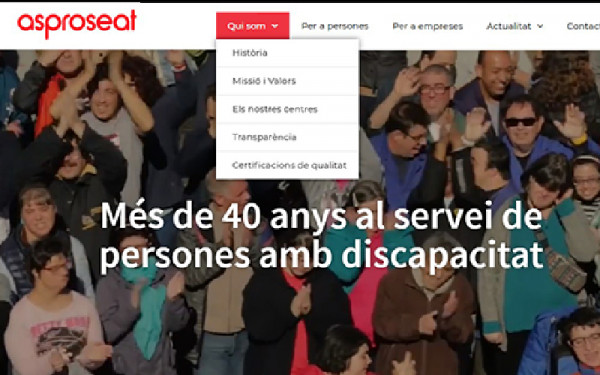 Asproseat presenta el seu nou web