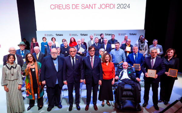 Img Fundació Solidança recull el guardó de La Creu de Sant Jordi atorgat per la Generalitat de Catalunya 8