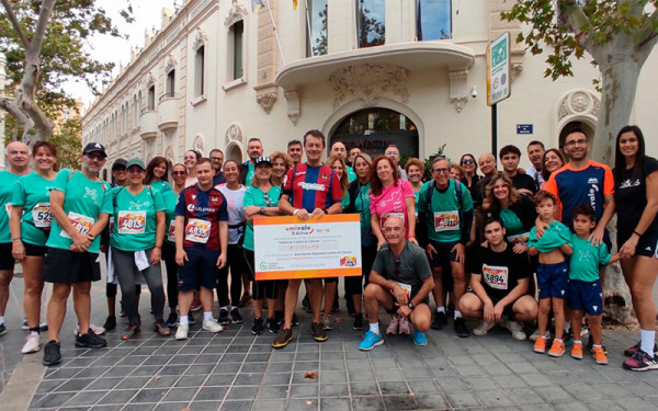 Img Umivale ha estat present, un any més, a la cursa Run Càncer València 1