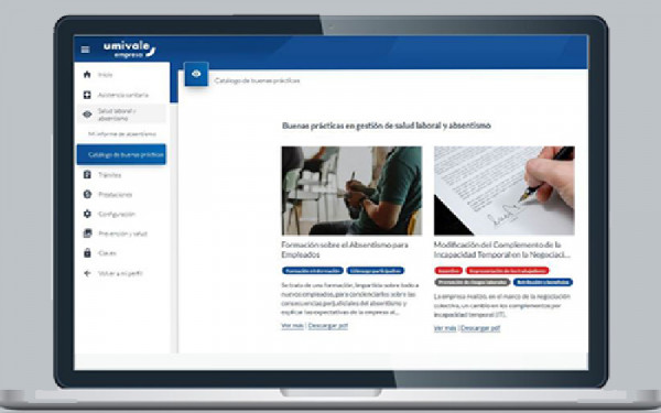 Img Umivale reúne a sus empresas en un espacio virtual para compartir buenas prácticas en salud laboral y absentismo 1